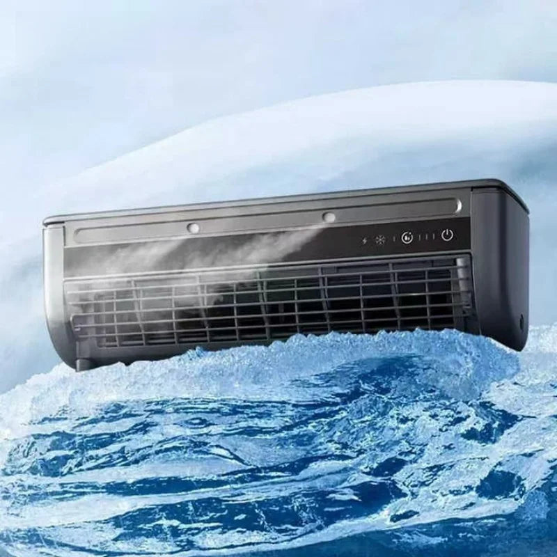 Climatiseur Mobile Rechargeable Sans Fil Esteveo — Mural & Posable, Télécommande 3 Vitesses