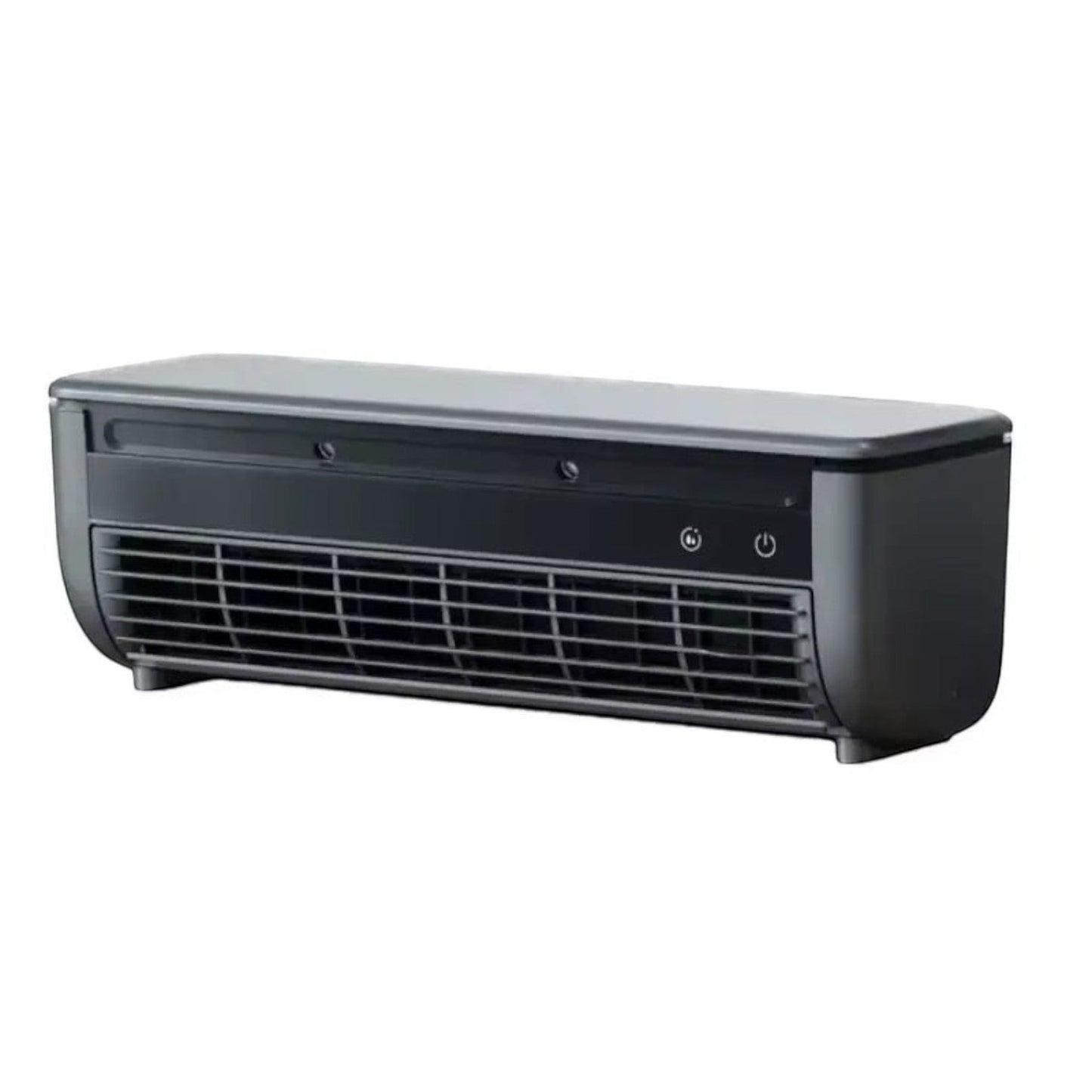 Esteveo Climatiseur mobile rechargeable sans fil gris foncé, 3 vitesses, télécommande, 120 m³/h, 8h autonomie