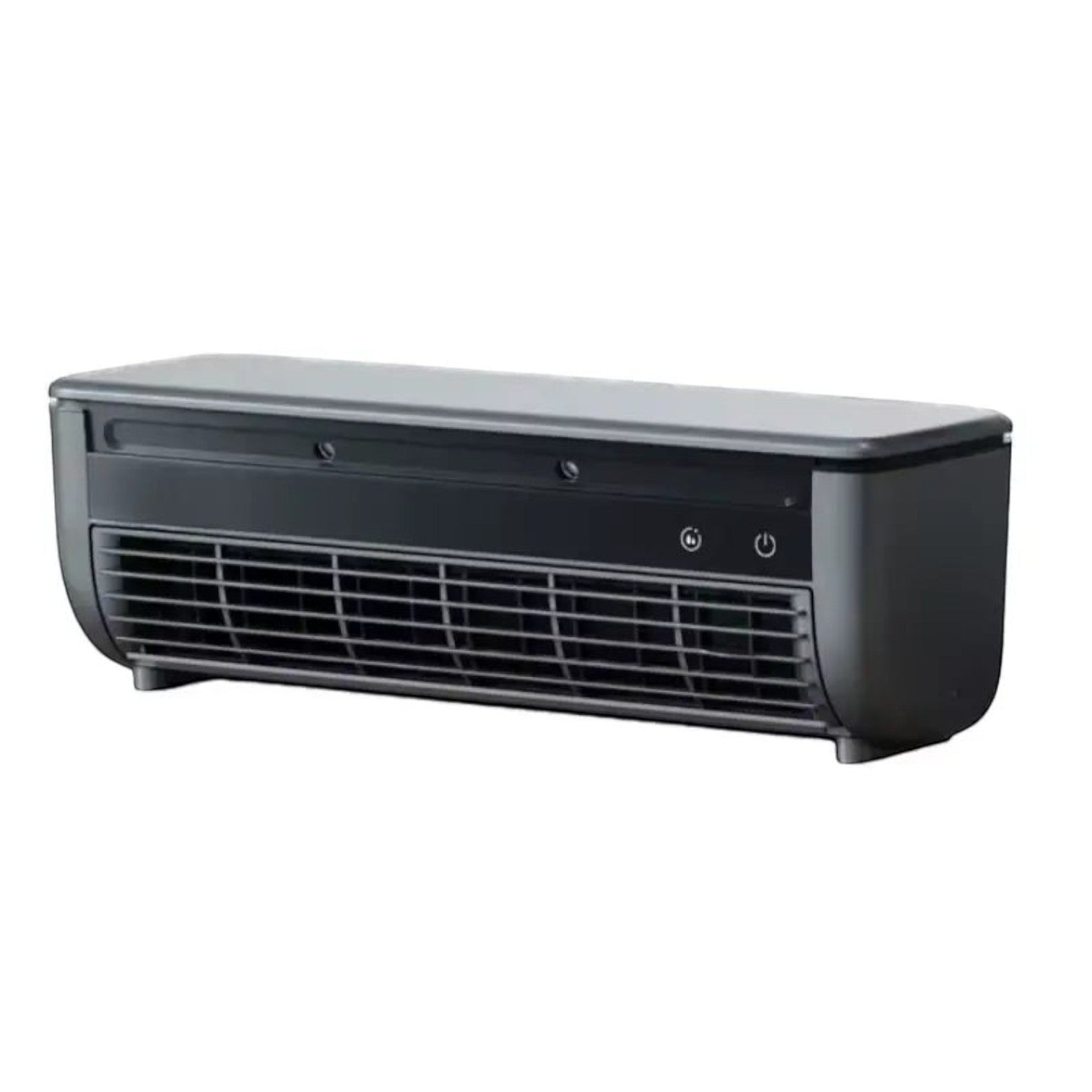 Esteveo Climatiseur mobile rechargeable sans fil gris foncé, 3 vitesses, télécommande, 120 m³/h, 8h autonomie